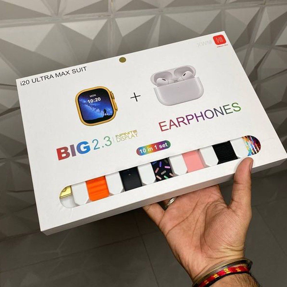پک ساعت هوشمند Hi مدSUITل i20 ultra MAX 
