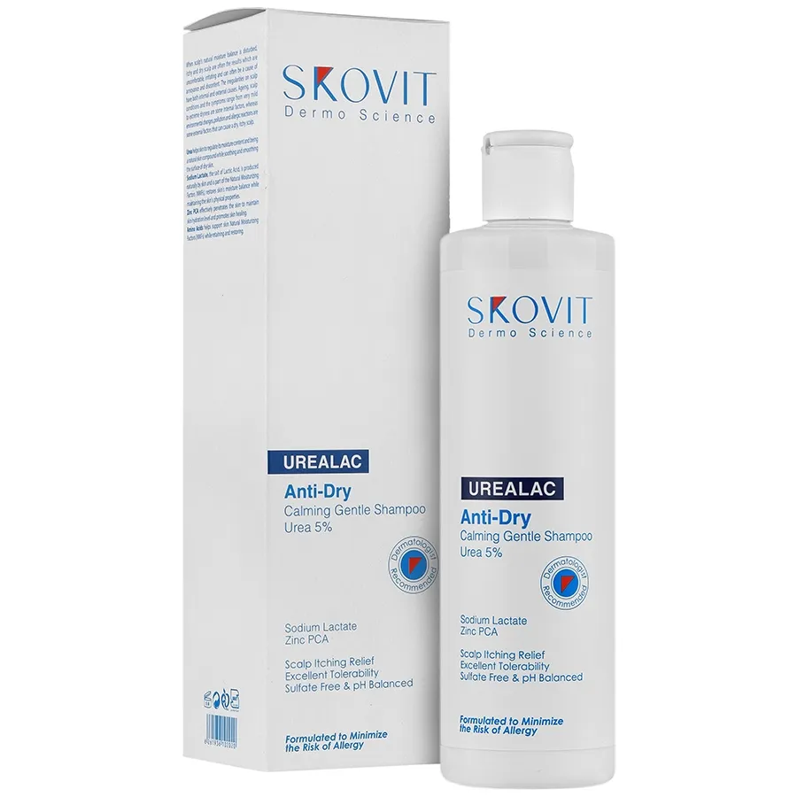 شامپو رطوبت رسان مو حاوی 5% اوره- اسكوویت
