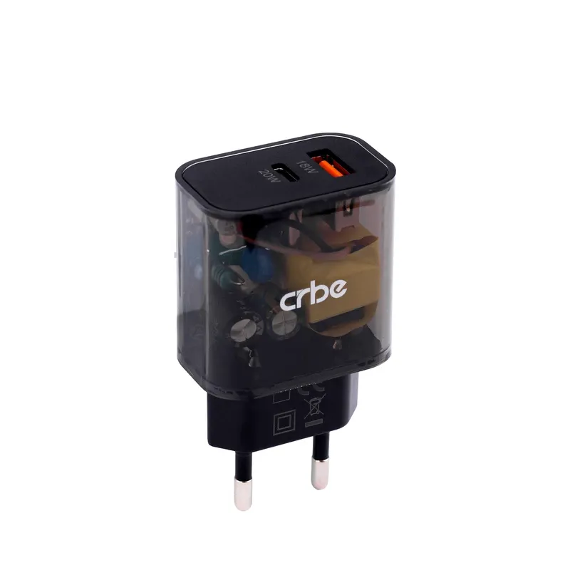 شارژر دیواری 20 وات کربی مدل CR-R105 مشکی گارانتی 12 ماهه تکنوپاز شارژر دیواری 20 وات کربی مدل CR-R105 مشکی گارانتی 12 ماهه تکنوپاز
